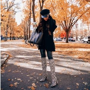 Zara Snakeskin Boots
